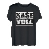 Black White Party Techno Rave Feier Spruch - Nase Voll T-Shirt