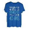 Geschenk zum Geburtstag, 40. Geburtstag, Geschenkidee für Herren und Damen T-Shirt