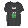 Herren Vater Zwillinge Vater von Zwillingsvater Zwillingsvater Neuer Vater Niedriger Batteriestand T-Shirt