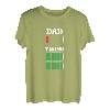 Herren Vater Zwillinge Vater von Zwillingsvater Zwillingsvater Neuer Vater Niedriger Batteriestand T-Shirt