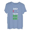 Herren Vater Zwillinge Vater von Zwillingsvater Zwillingsvater Neuer Vater Niedriger Batteriestand T-Shirt