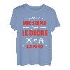Herren Apero T-Shirt, Humor, Herren, Mec Simple Drone FPV, Freizeit T-Shirt