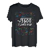 Quadratische Wurzel von 3600 60. Geburtstag, lustige Mathematik-Geburtstagsparty T-Shirt