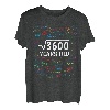 Quadratische Wurzel von 3600 60. Geburtstag, lustige Mathematik-Geburtstagsparty T-Shirt
