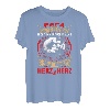Papa & Tochter Herz an Herz lustiges Partnerlook Vatertag T-Shirt