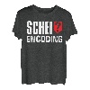 Schei Encoding Weihnachts Geschenk Lustiges Itler Nerd Shirt T-Shirt