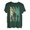 Herren Best Dad Ever Vater mit 2 Kinder Ehemann zweifacher Papa T-Shirt
