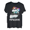 Papacorn Vater Mädchen Einhorn T-Shirt