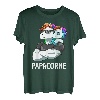 Papacorn Vater Mädchen Einhorn T-Shirt