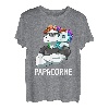 Papacorn Vater Mädchen Einhorn T-Shirt
