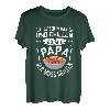 Herren Alle Sitzen Im Garten Und Chillen Außer Papa Ist Am Grill T-Shirt