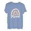 Damen Mama Regenbogen Herz Geschenk Original Damen Muttertag T-Shirt