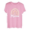 Damen Mama Regenbogen Herz Geschenk Original Damen Muttertag T-Shirt