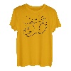 Drolliger Bär schläft auf Mond und Sterne - Bären Geschenk T-Shirt
