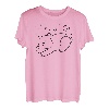 Drolliger Bär schläft auf Mond und Sterne - Bären Geschenk T-Shirt