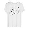 Drolliger Bär schläft auf Mond und Sterne - Bären Geschenk T-Shirt