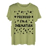 Pretend I'm Dalmatiner-Hemd, lustiges Hunde-Liebhaber, Halloween T-Shirt