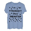 Pretend I'm Dalmatiner-Hemd, lustiges Hunde-Liebhaber, Halloween T-Shirt