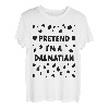 Pretend I'm Dalmatiner-Hemd, lustiges Hunde-Liebhaber, Halloween T-Shirt