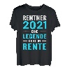 Rentner 2021 Eine Legende geht in Rente T-Shirt