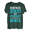 Rentner 2021 Eine Legende geht in Rente T-Shirt