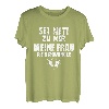 Schwangerschaft Sei nett zu mir meine Frau ist Schwanger T-Shirt
