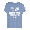 Schwangerschaft Sei nett zu mir meine Frau ist Schwanger T-Shirt