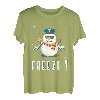 Police Cop Schneemann Freeze Polizist Polizei Weihnachten T-Shirt