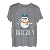 Police Cop Schneemann Freeze Polizist Polizei Weihnachten T-Shirt
