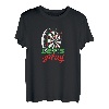 Lets Play Dartscheibe Dartspieler Bullseye Arrow T-Shirt