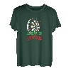 Lets Play Dartscheibe Dartspieler Bullseye Arrow T-Shirt