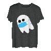 Halloween Geist mit Maske - Gespenst Mundschutz Monster Süß T-Shirt