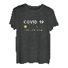 COVID-19 - ein Star aus fünf Würde nicht empfohlen - lustig T-Shirt