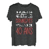 Geburtstag 40 Jahre Geschenkidee, originell, lustig, Mann und Frau T-Shirt