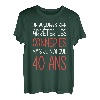 Geburtstag 40 Jahre Geschenkidee, originell, lustig, Mann und Frau T-Shirt