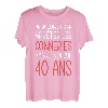 Geburtstag 40 Jahre Geschenkidee, originell, lustig, Mann und Frau T-Shirt