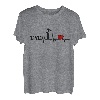 Herren Herzschlag Vater Sohn Tochter 2021 Heartbeat Dad Child Herz T-Shirt
