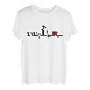 Herren Herzschlag Vater Sohn Tochter 2021 Heartbeat Dad Child Herz T-Shirt