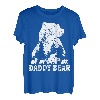 Daddy Bear 4 Jungs Vatertag lustiger Papa Bär 4 Kinder Vintage T-Shirt