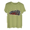 Eisenbahner Dampflok Eisenbahn Modelleisenbahn Lokomotive T-Shirt