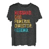 Herren Retro Ehemann Papa Beerdigung Regisseur Legende Vater Papa Geschenke T-Shirt