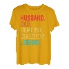Herren Retro Ehemann Papa Beerdigung Regisseur Legende Vater Papa Geschenke T-Shirt