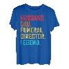 Herren Retro Ehemann Papa Beerdigung Regisseur Legende Vater Papa Geschenke T-Shirt