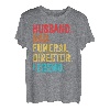 Herren Retro Ehemann Papa Beerdigung Regisseur Legende Vater Papa Geschenke T-Shirt