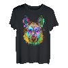 Deutscher Schäferhund Splash Art Mutter Papa Hund Haustier Liebhaber Geschenk T-Shirt