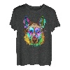 Deutscher Schäferhund Splash Art Mutter Papa Hund Haustier Liebhaber Geschenk T-Shirt
