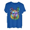 Deutscher Schäferhund Splash Art Mutter Papa Hund Haustier Liebhaber Geschenk T-Shirt