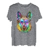 Deutscher Schäferhund Splash Art Mutter Papa Hund Haustier Liebhaber Geschenk T-Shirt