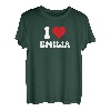 Ich Liebe Emilia I Love Emilia Valentinstag T-Shirt