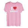 Ich Liebe Emilia I Love Emilia Valentinstag T-Shirt